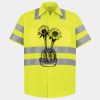 Men's High Visibility Safety Short Sleeve Work Shirt Thumbnail