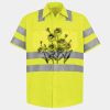 Men's High Visibility Safety Short Sleeve Work Shirt Thumbnail