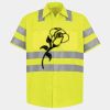Men's High Visibility Safety Short Sleeve Work Shirt Thumbnail