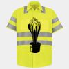 Men's High Visibility Safety Short Sleeve Work Shirt Thumbnail