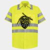 Men's High Visibility Safety Short Sleeve Work Shirt Thumbnail
