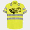 Men's High Visibility Safety Short Sleeve Work Shirt Thumbnail