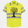 Men's High Visibility Safety Short Sleeve Work Shirt Thumbnail