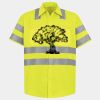 Men's High Visibility Safety Short Sleeve Work Shirt Thumbnail