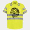 Men's High Visibility Safety Short Sleeve Work Shirt Thumbnail