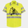 Men's High Visibility Safety Short Sleeve Work Shirt Thumbnail