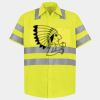Men's High Visibility Safety Short Sleeve Work Shirt Thumbnail