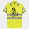 Men's High Visibility Safety Short Sleeve Work Shirt Thumbnail