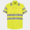 Men's High Visibility Safety Short Sleeve Work Shirt Thumbnail
