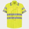 Men's High Visibility Safety Short Sleeve Work Shirt Thumbnail