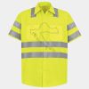 Men's High Visibility Safety Short Sleeve Work Shirt Thumbnail