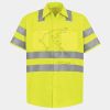 Men's High Visibility Safety Short Sleeve Work Shirt Thumbnail