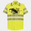 Men's High Visibility Safety Short Sleeve Work Shirt Thumbnail