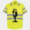 Men's High Visibility Safety Short Sleeve Work Shirt Thumbnail