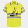 Men's High Visibility Safety Short Sleeve Work Shirt Thumbnail