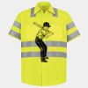 Men's High Visibility Safety Short Sleeve Work Shirt Thumbnail