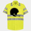 Men's High Visibility Safety Short Sleeve Work Shirt Thumbnail