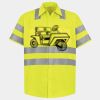 Men's High Visibility Safety Short Sleeve Work Shirt Thumbnail