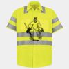 Men's High Visibility Safety Short Sleeve Work Shirt Thumbnail