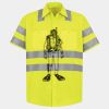 Men's High Visibility Safety Short Sleeve Work Shirt Thumbnail