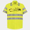 Men's High Visibility Safety Short Sleeve Work Shirt Thumbnail