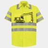 Men's High Visibility Safety Short Sleeve Work Shirt Thumbnail