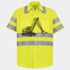 Men's High Visibility Safety Short Sleeve Work Shirt Thumbnail