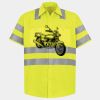 Men's High Visibility Safety Short Sleeve Work Shirt Thumbnail