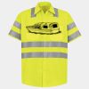 Men's High Visibility Safety Short Sleeve Work Shirt Thumbnail