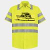 Men's High Visibility Safety Short Sleeve Work Shirt Thumbnail