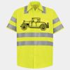 Men's High Visibility Safety Short Sleeve Work Shirt Thumbnail