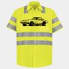 Men's High Visibility Safety Short Sleeve Work Shirt Thumbnail
