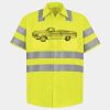Men's High Visibility Safety Short Sleeve Work Shirt Thumbnail