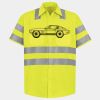 Men's High Visibility Safety Short Sleeve Work Shirt Thumbnail