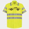 Men's High Visibility Safety Short Sleeve Work Shirt Thumbnail