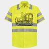 Men's High Visibility Safety Short Sleeve Work Shirt Thumbnail