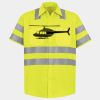 Men's High Visibility Safety Short Sleeve Work Shirt Thumbnail