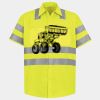 Men's High Visibility Safety Short Sleeve Work Shirt Thumbnail