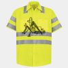 Men's High Visibility Safety Short Sleeve Work Shirt Thumbnail