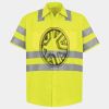 Men's High Visibility Safety Short Sleeve Work Shirt Thumbnail