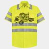 Men's High Visibility Safety Short Sleeve Work Shirt Thumbnail