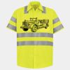 Men's High Visibility Safety Short Sleeve Work Shirt Thumbnail
