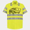 Men's High Visibility Safety Short Sleeve Work Shirt Thumbnail