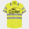 Men's High Visibility Safety Short Sleeve Work Shirt Thumbnail