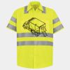 Men's High Visibility Safety Short Sleeve Work Shirt Thumbnail