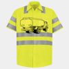 Men's High Visibility Safety Short Sleeve Work Shirt Thumbnail
