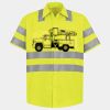 Men's High Visibility Safety Short Sleeve Work Shirt Thumbnail