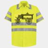 Men's High Visibility Safety Short Sleeve Work Shirt Thumbnail