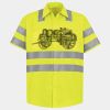 Men's High Visibility Safety Short Sleeve Work Shirt Thumbnail