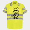Men's High Visibility Safety Short Sleeve Work Shirt Thumbnail